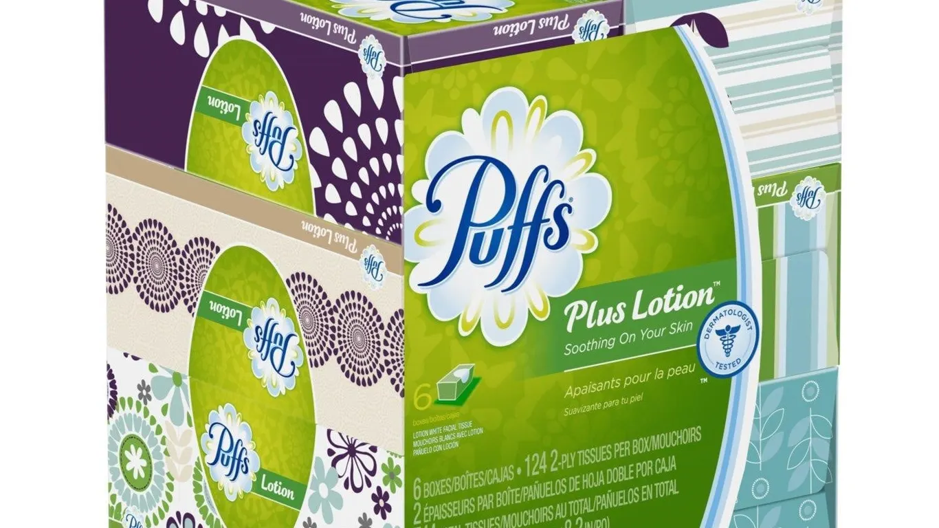 Puffs Plus Lotion Facial Tissues 124ct 6pk