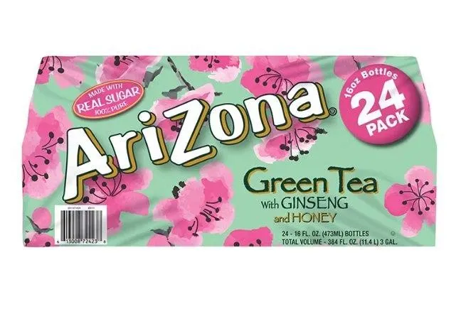 Arizona Green Tea Ginseng Honey 16oz 24pk