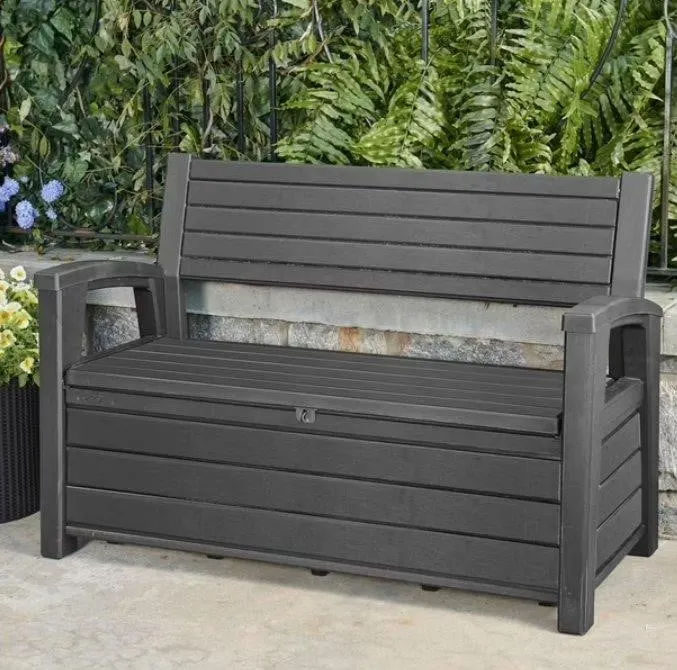 Keter Hudson Plastic Storage Bench