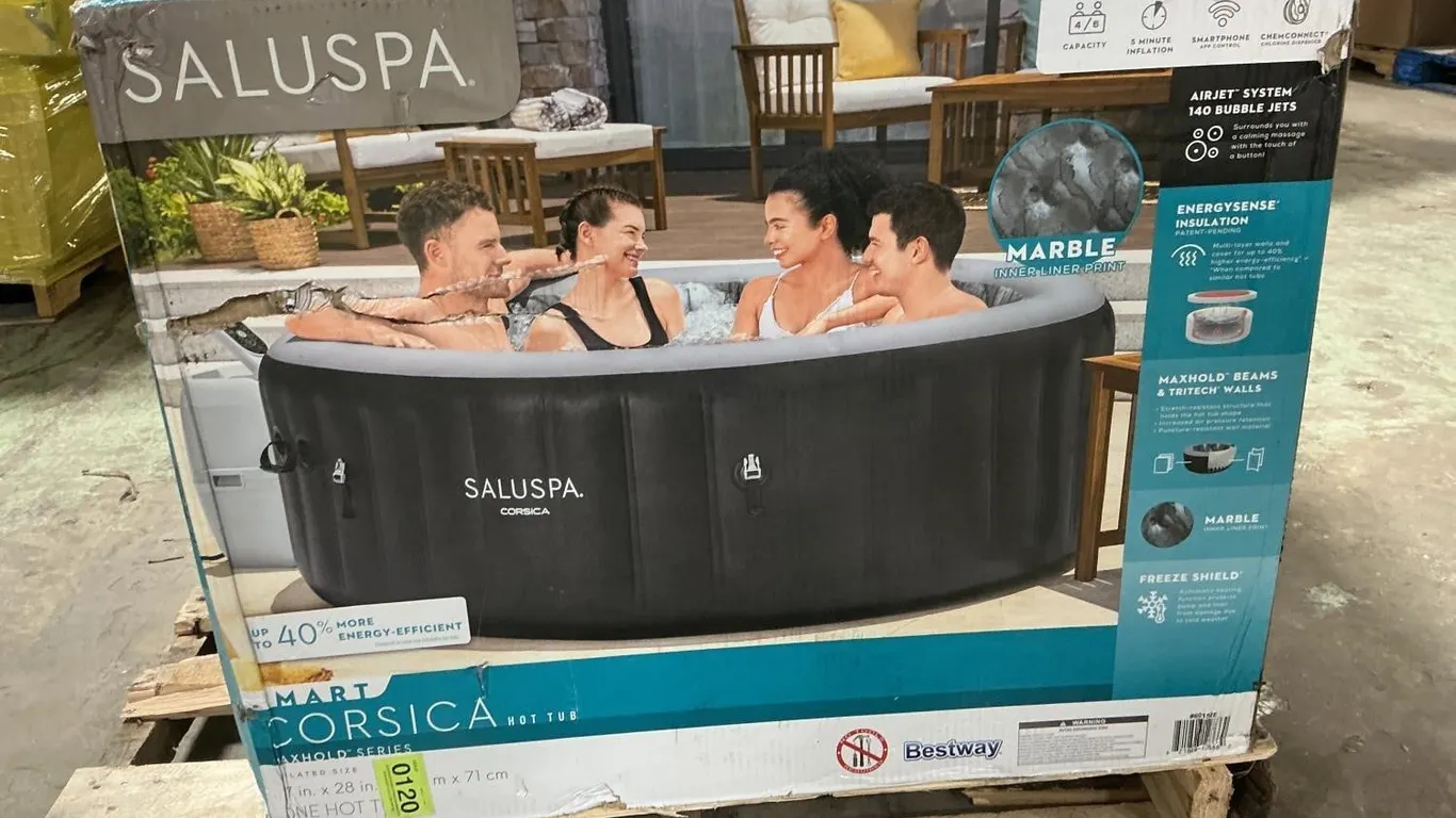 Saluspa Corsica 4 Person Inflatable Hot Tub
