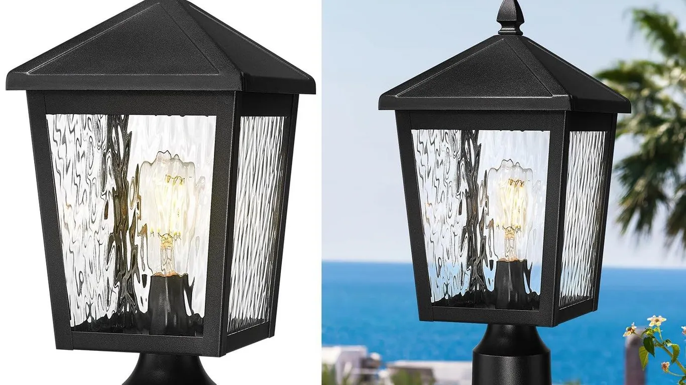 Zeyu 20076P Large Outdoor Post Light Fixture