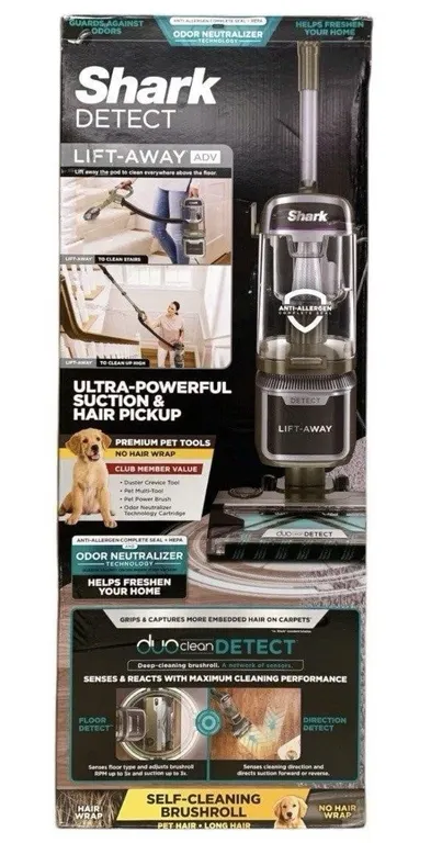 Shark Detect Lift-Away ADV Upright Vacuum