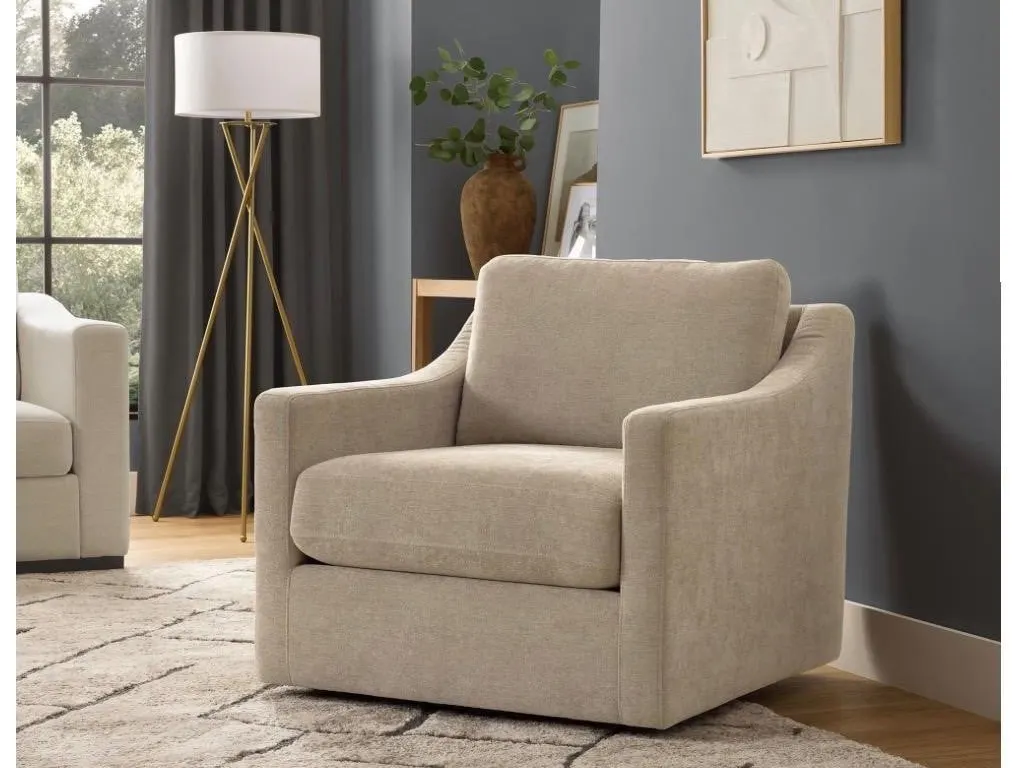 Fabric Swivel Accent Chair