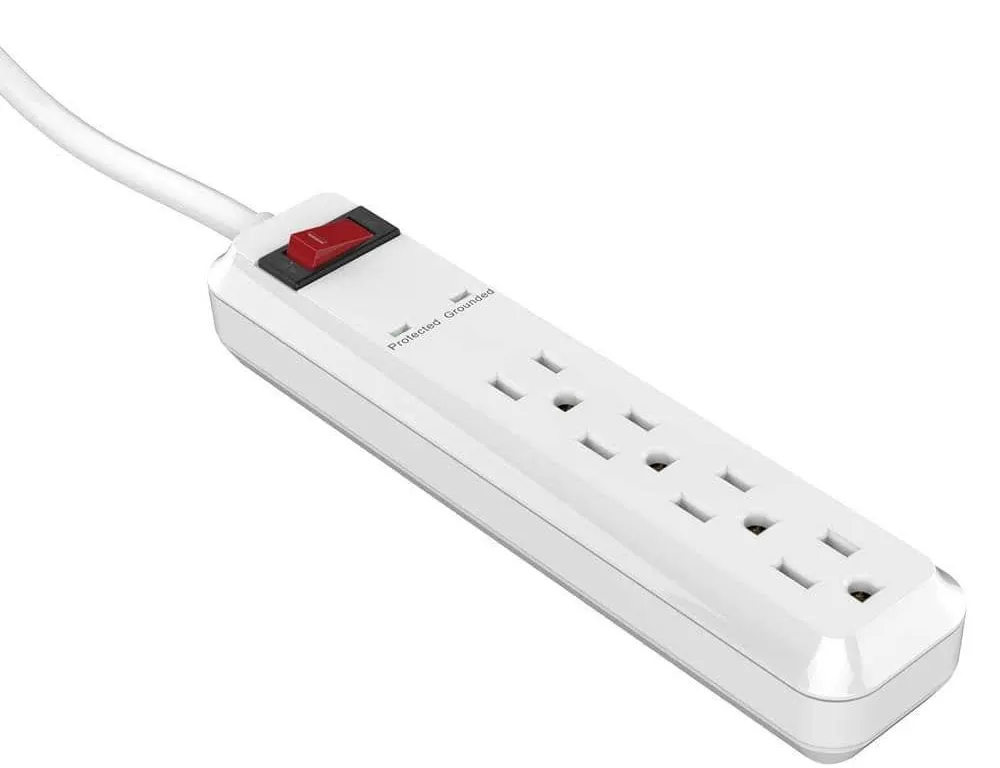 -Outlet Power Strip Surge Protector 3 Ft. YLPT-94