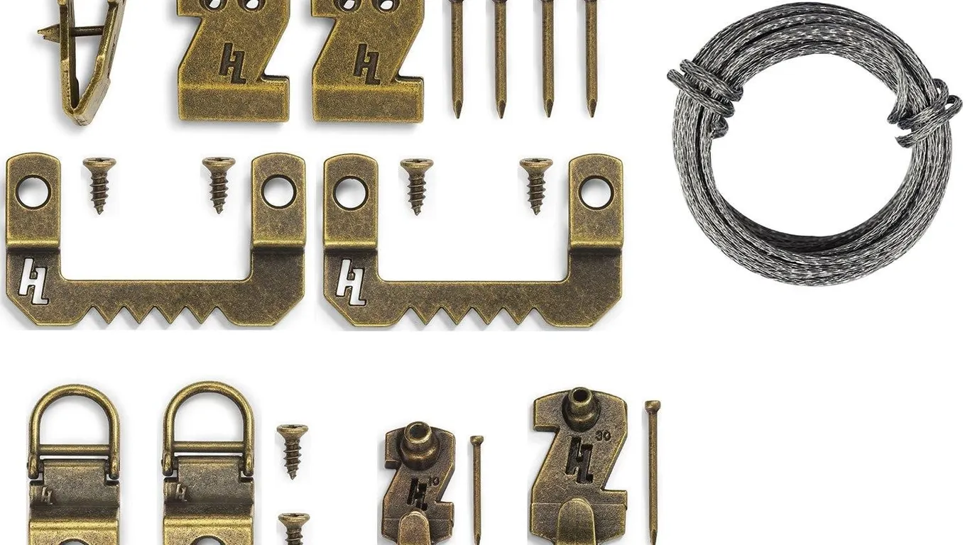 HangZ 12103 Flat Mount Picture Hanging Kit 10-30lb