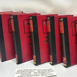 8 Books WWII German Atrocities Book set