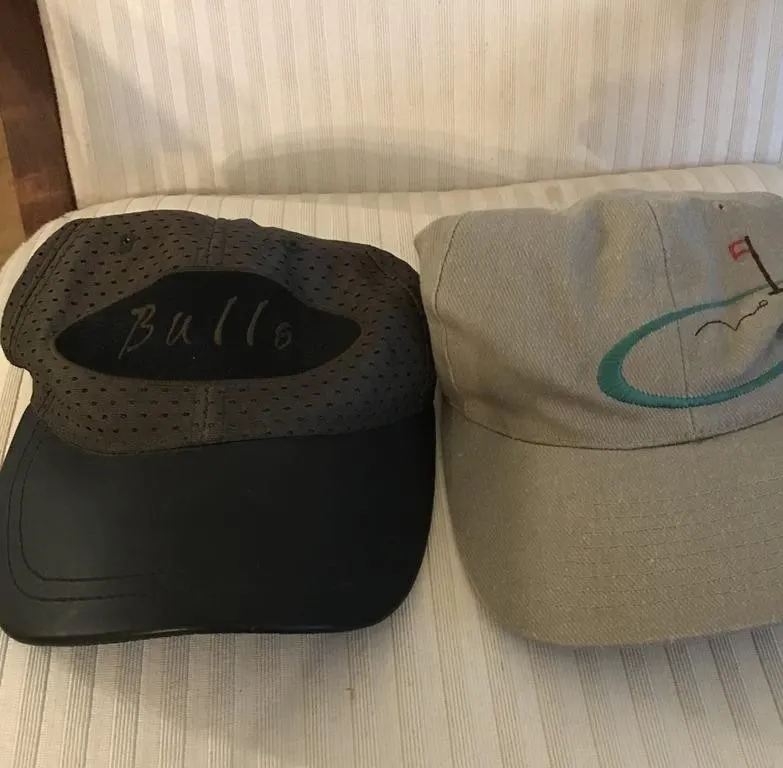 Chicago Bulls and Golfers Caps