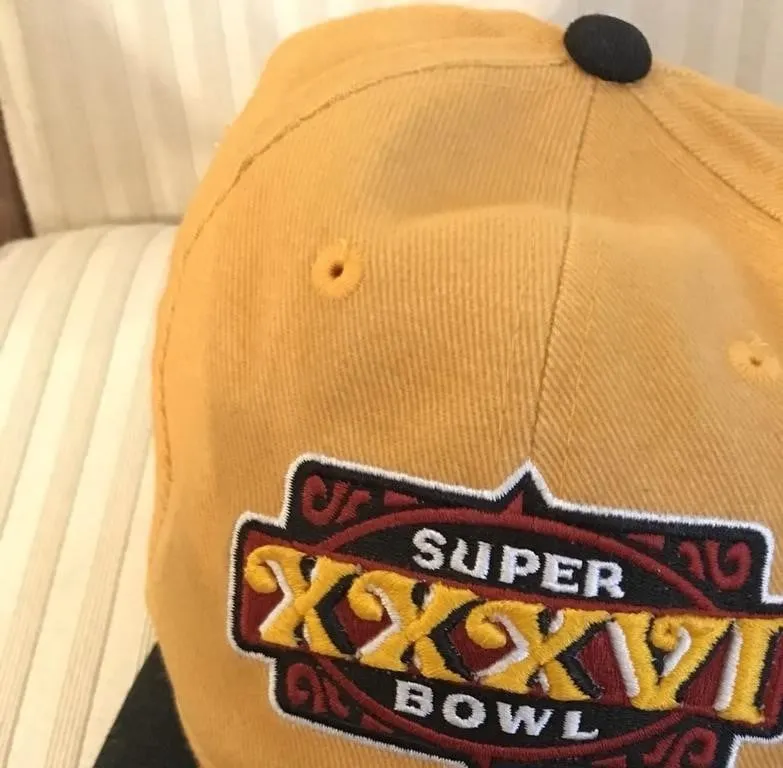 Official NFL 2002 New Orleans SuperBowl XXXVI Cap