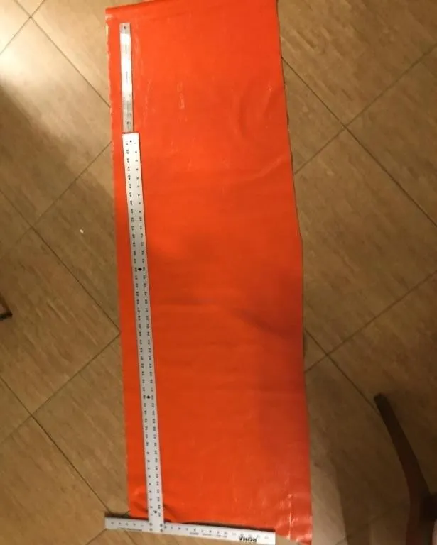 Orange Vinyl Upholstery Material approx. 60� x 3