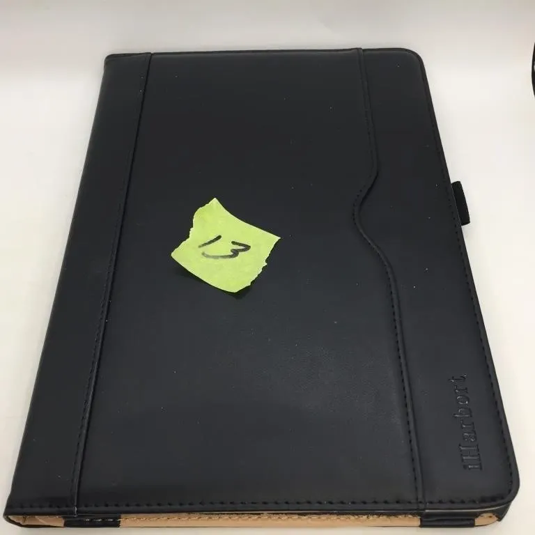 New Leather 10.5 in IPad Portfolio Style Cover/cas