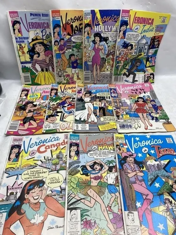 Archie Series Veronica Comic Book Lot (11 issues)