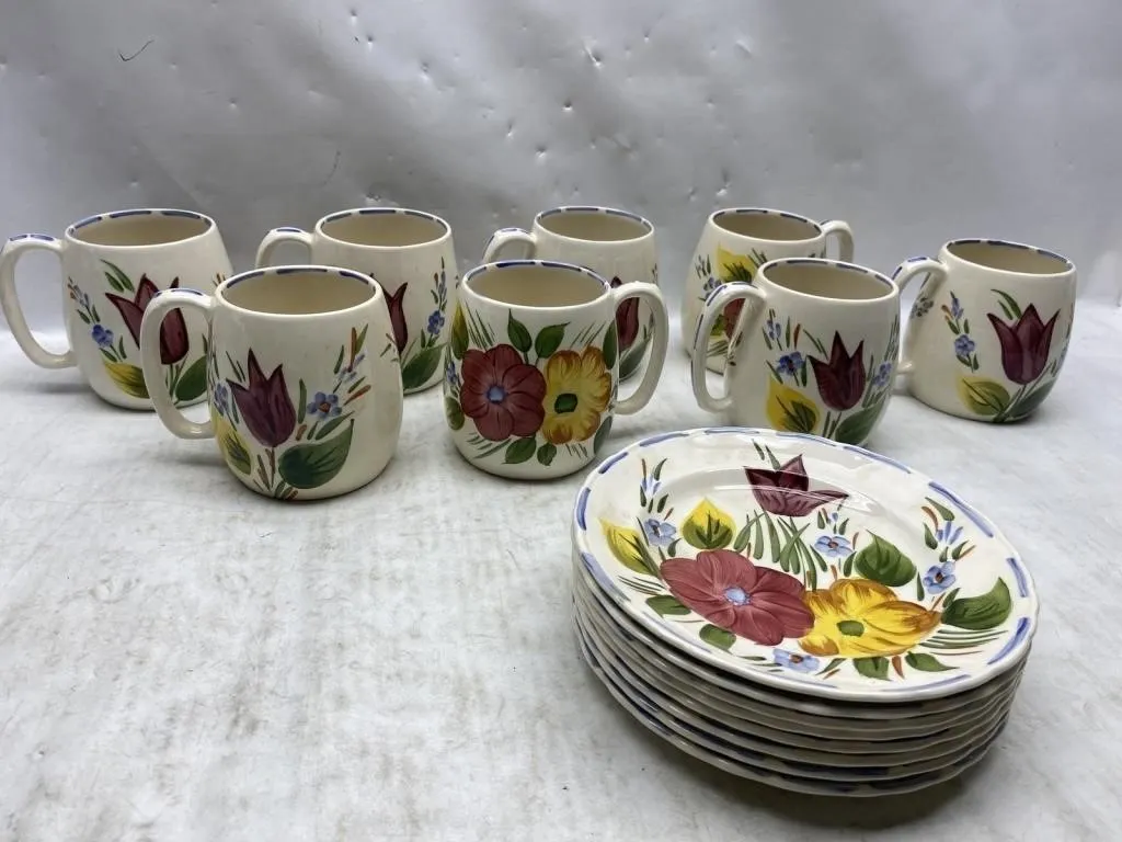 Simpsons Solian Ware Mugs & Plates Set