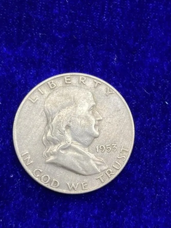 1953 Franklin Silver Half Dollar