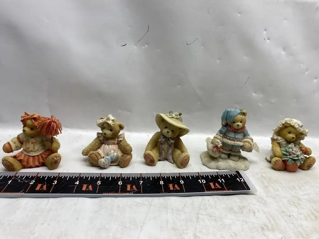 Cherished Teddies Figurines Lot of 5, Enesco