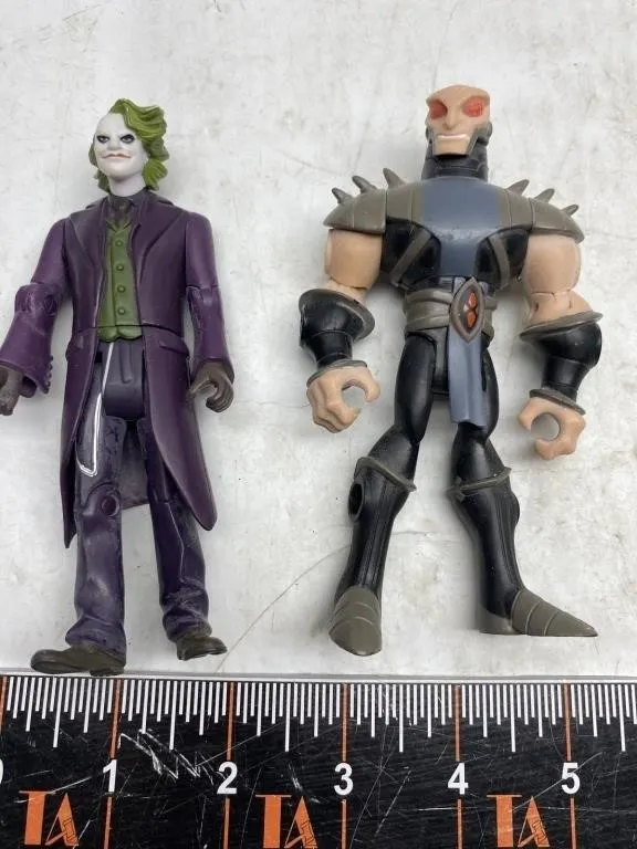 Joker and armored villain action figures