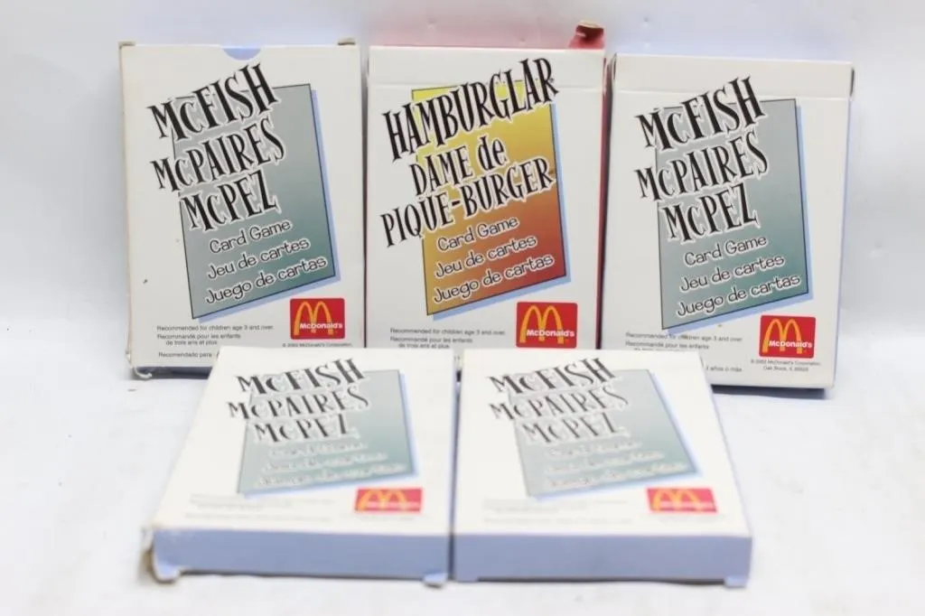 McFish McPaires McPez & Hamburglar Card Games