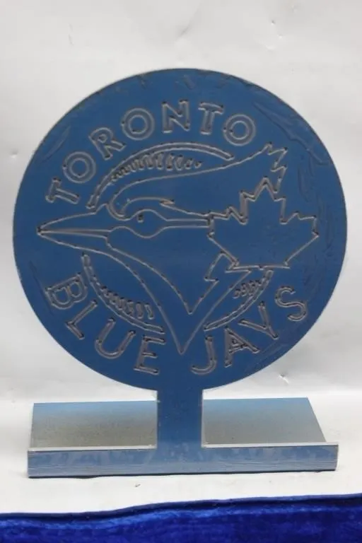Toronto Blue Jays metal display sign