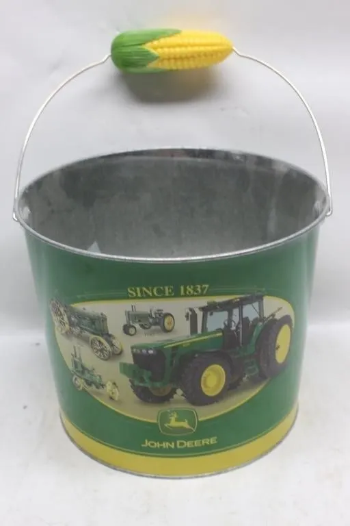 John Deere Bucket & Corgi Toys Oldsmobile Sheriff