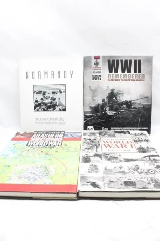 WWII History Book Set: Normandy, WWII Remembered &