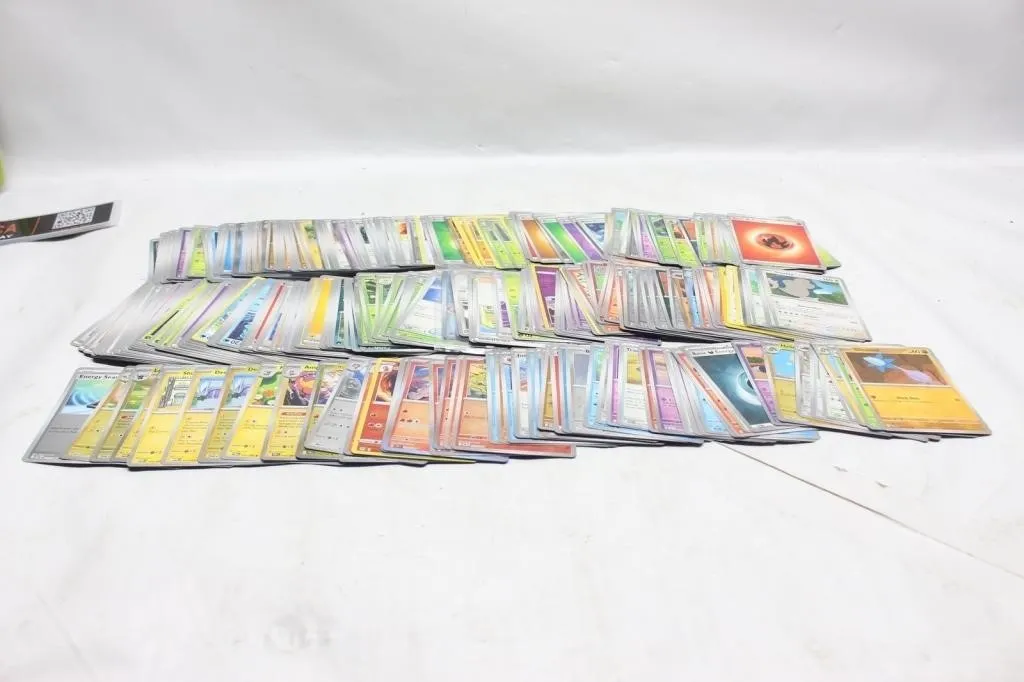 Large Lot of Pokémon Trading Cards