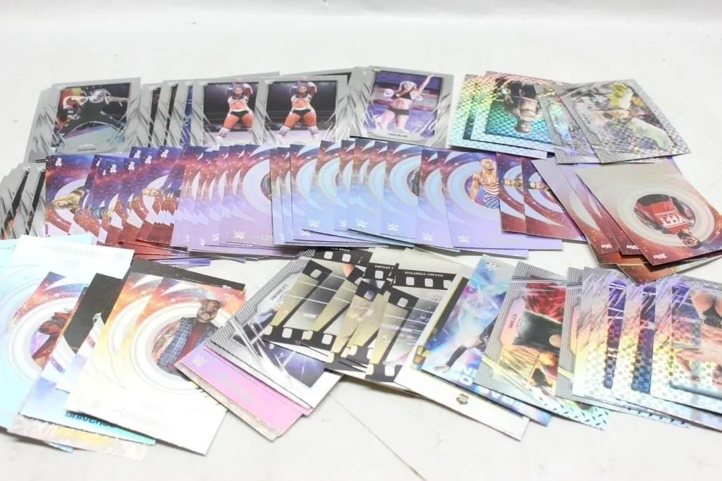 Lot of WWE Wrestling Trading Cards