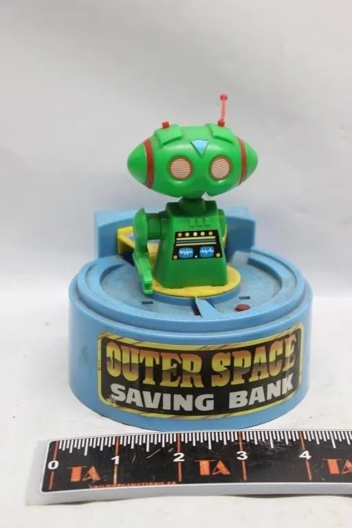 Outer Space Saving Bank Robot Coin Bank (Everlast