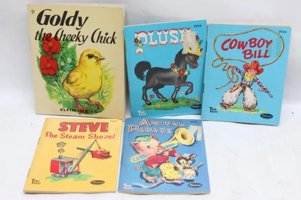 Whitman Tiny Tales & Elfin Series Children's Books