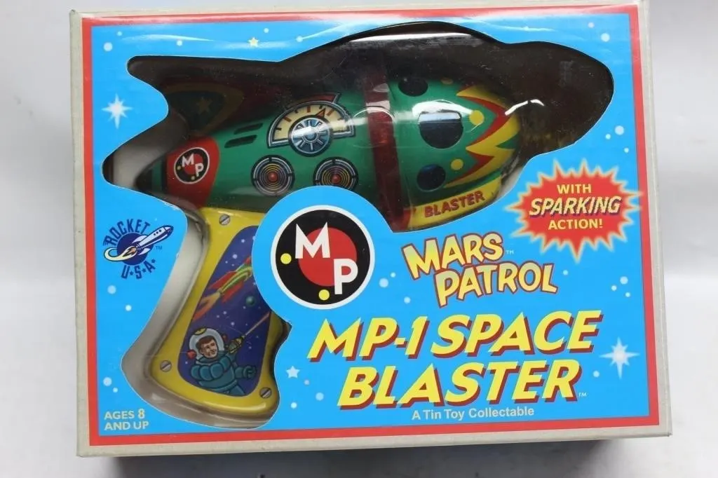 Mars Patrol MP-1 Space Blaster Tin Toy