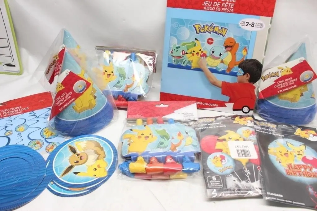 Pokémon Birthday Party Supplies Set
