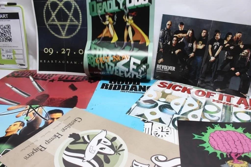 Punk/Metal Band Poster Lot: Ozzfest, Utters, More