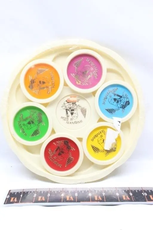 Barbados souvenir coaster set with holder tray
