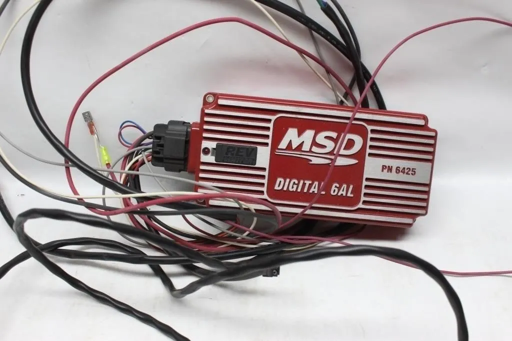 MSD Digital 6AL Ignition Box PN 6425 w/ Wiring