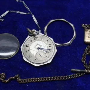 Dingwall Pocket Watch & Jewelry Lot