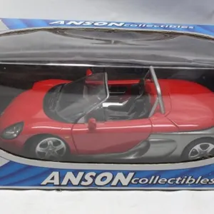 Anson Collectibles Red Convertible Diecast Model