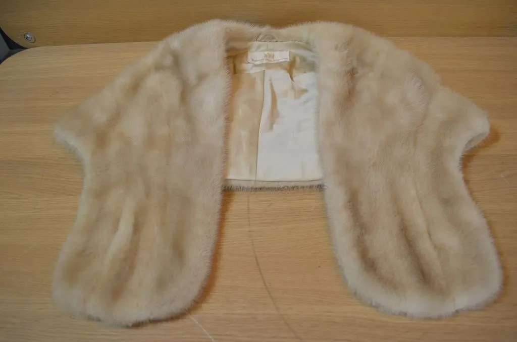 Vintage Hudson's Bay Company pale champagne mink