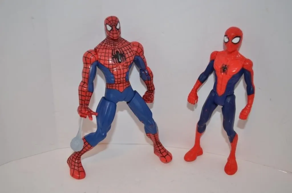 Two different Hasbro Marvel Spider-Man action
