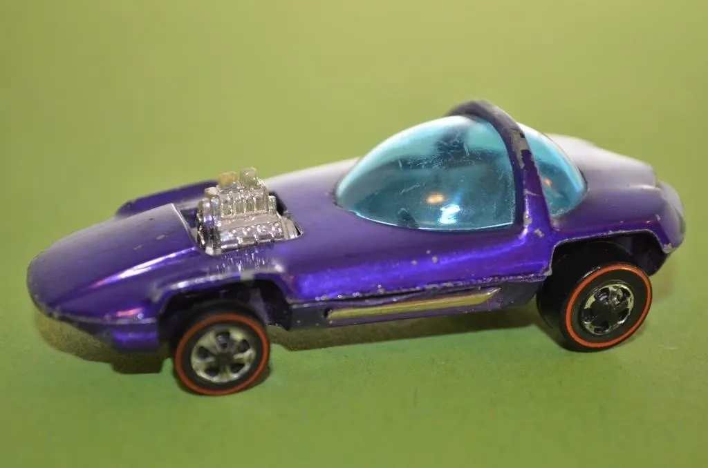 Vintage Hot Wheels Redline Silhouette Purple 1967