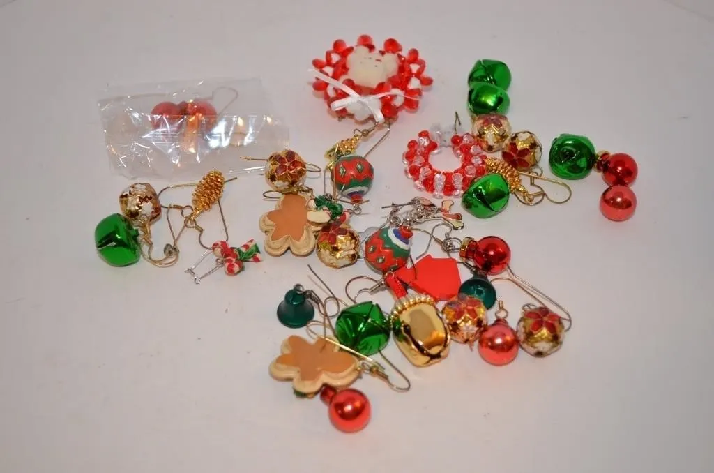 Assorted vintage-style Christmas holiday costume