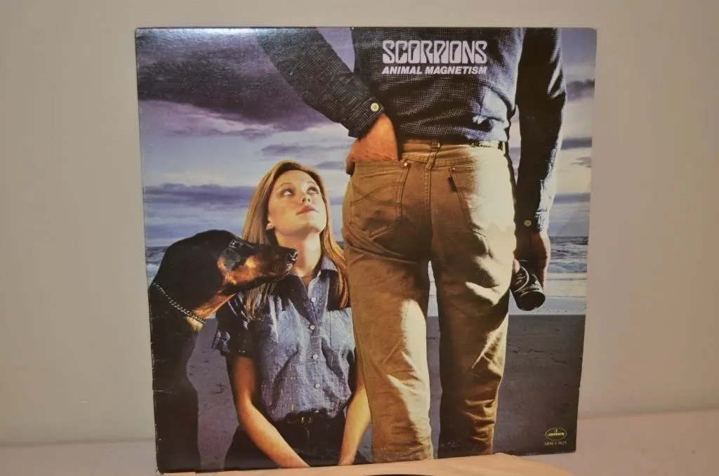 Vintage vinyl LP record of Animal Magnetism by