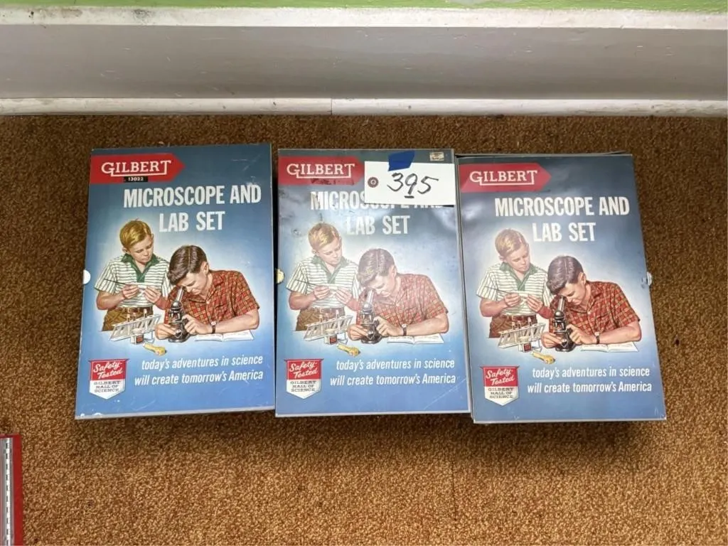 (3) Gilbert Microscope & Lab Sets