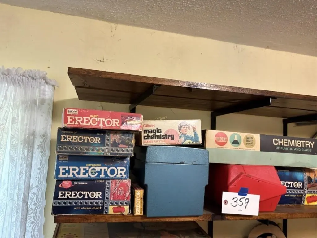 Erector & Chemistry Sets