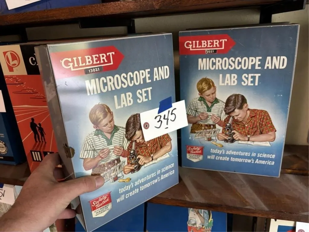 (3) Gilbert Miscroscope & lab Sets