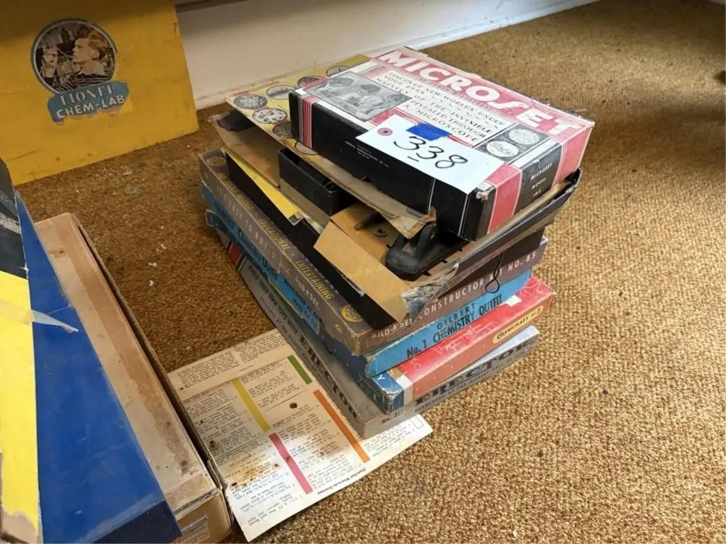 Chemistry, Erector, Chemcraft sets
