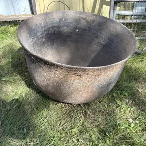 Large Cast-Iron Kettle