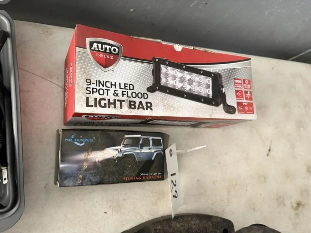 9" LED Light & other