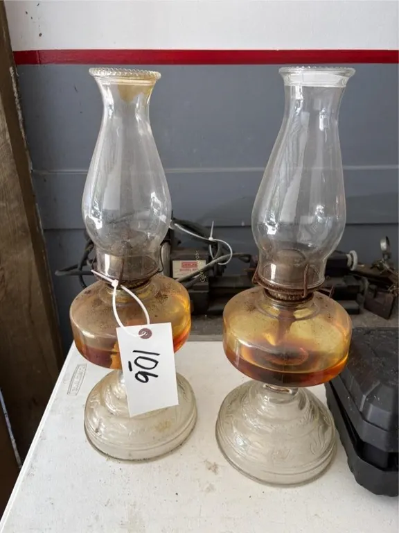 (2) Oil Lamps