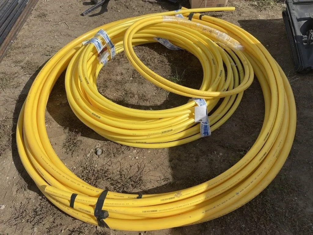 3/4" & 1" Yellow Gas Pipe PE
