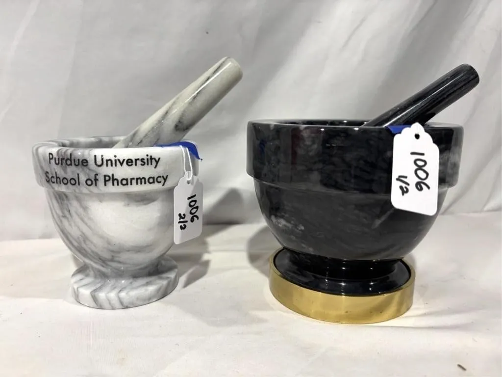 Morter & pestle, lot of 2