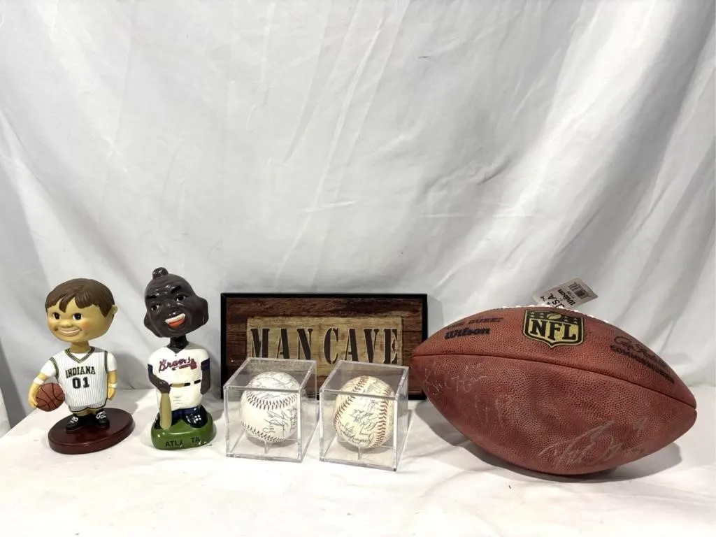 Football, Baseballs, Bobbleheads, And Other