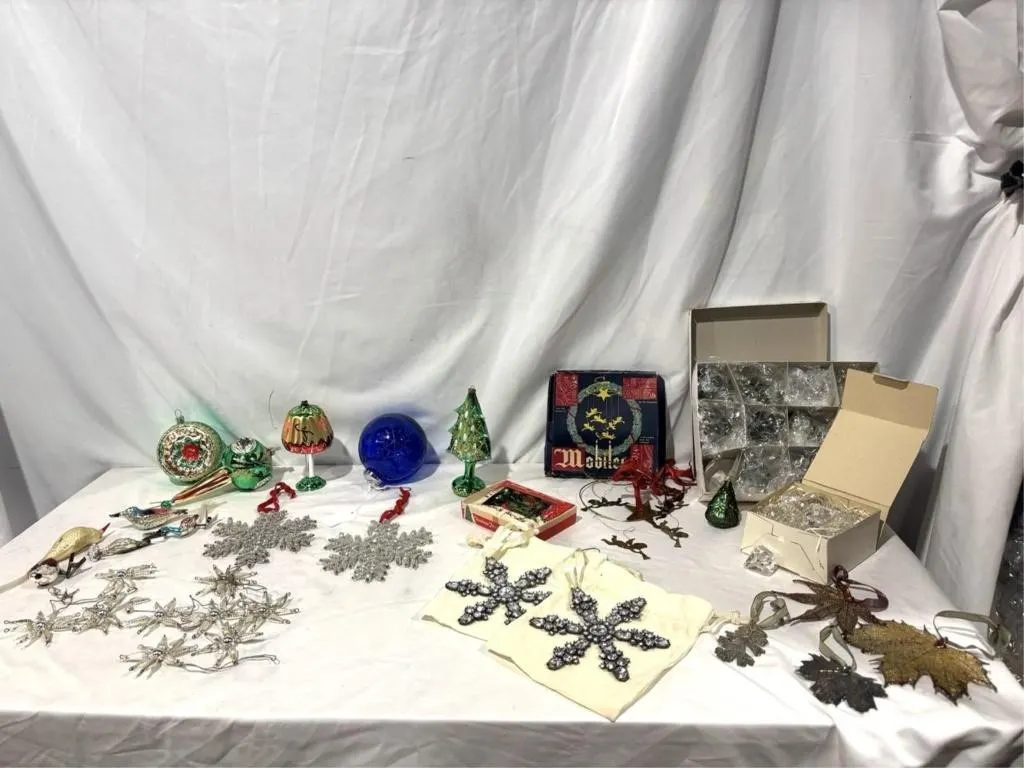 Christmas ornaments and mobile